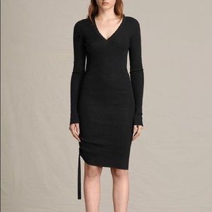 All Saints Vana Merino Wool LS Sweater Dress
